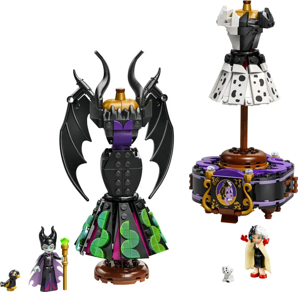 LEGO Disney 43262 Maleficent's and Cruella De Vil's Dresses