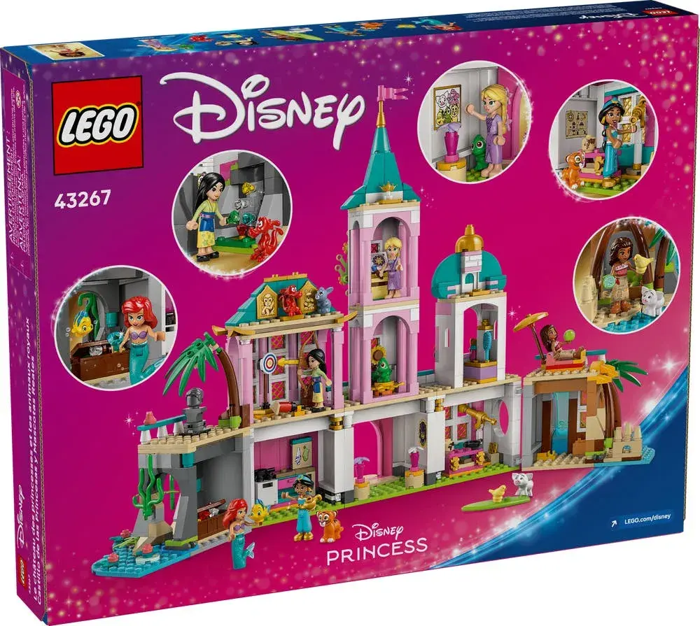 LEGO Disney 43267 Princess Castle & Royal Pets box back