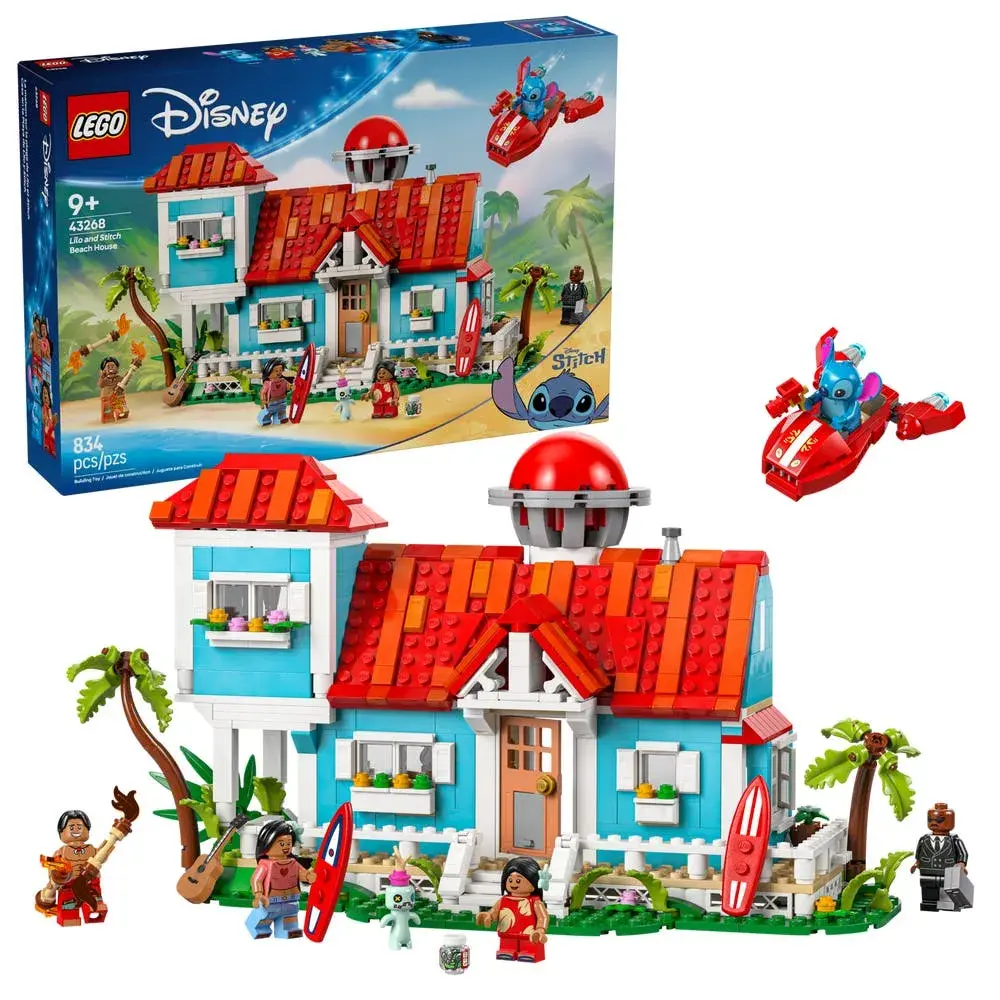 LEGO Disney 43268 Lilo and Stitch Beach House box front