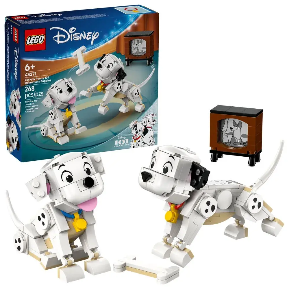 LEGO Disney 43271 Lucky & Penny 101 Dalmatians Puppies box front