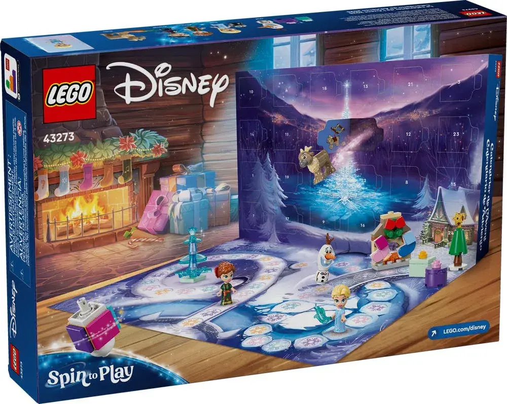 LEGO Disney 43273 Advent Calendar 2025 box back