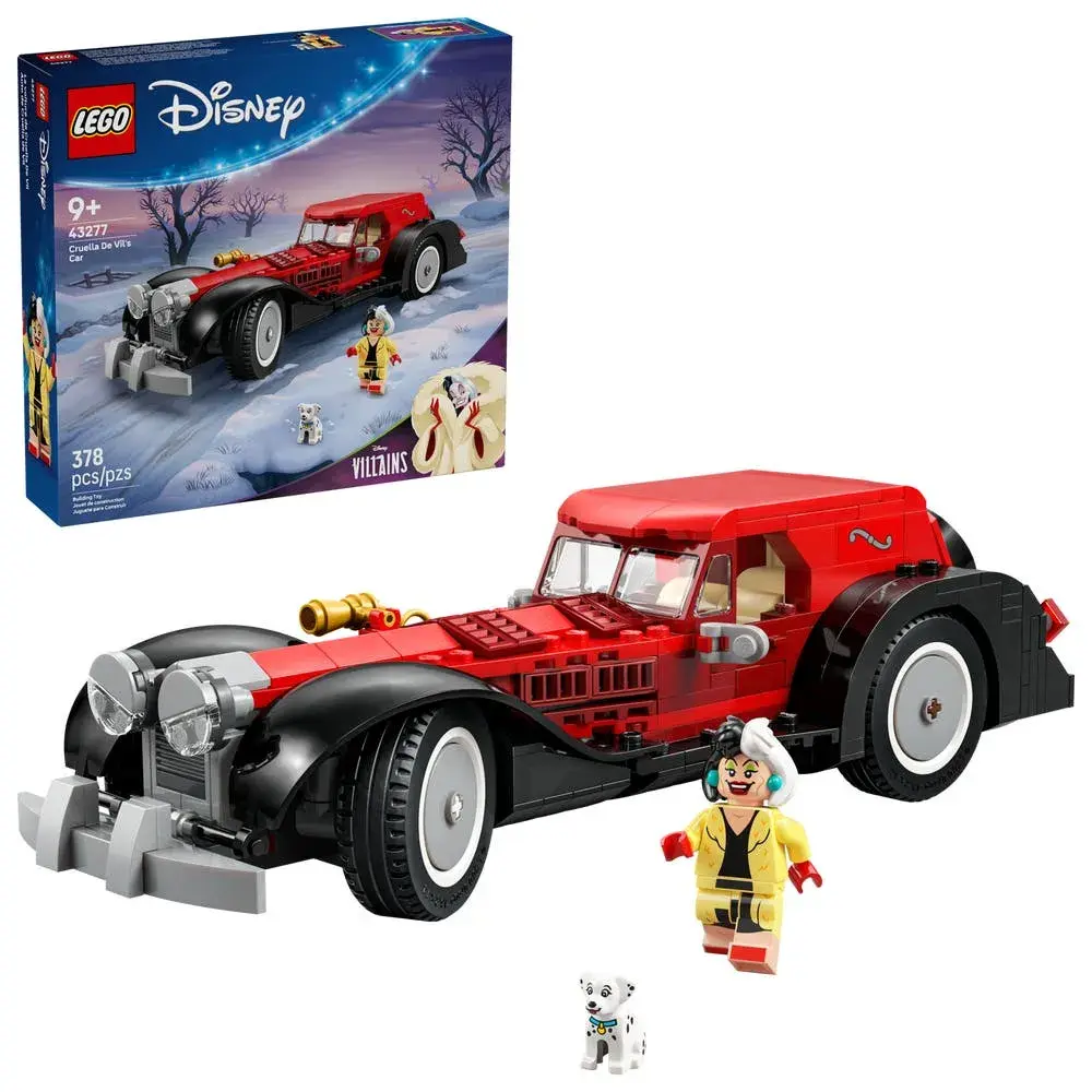 LEGO Disney 43277 Cruella De Vil's Car box front