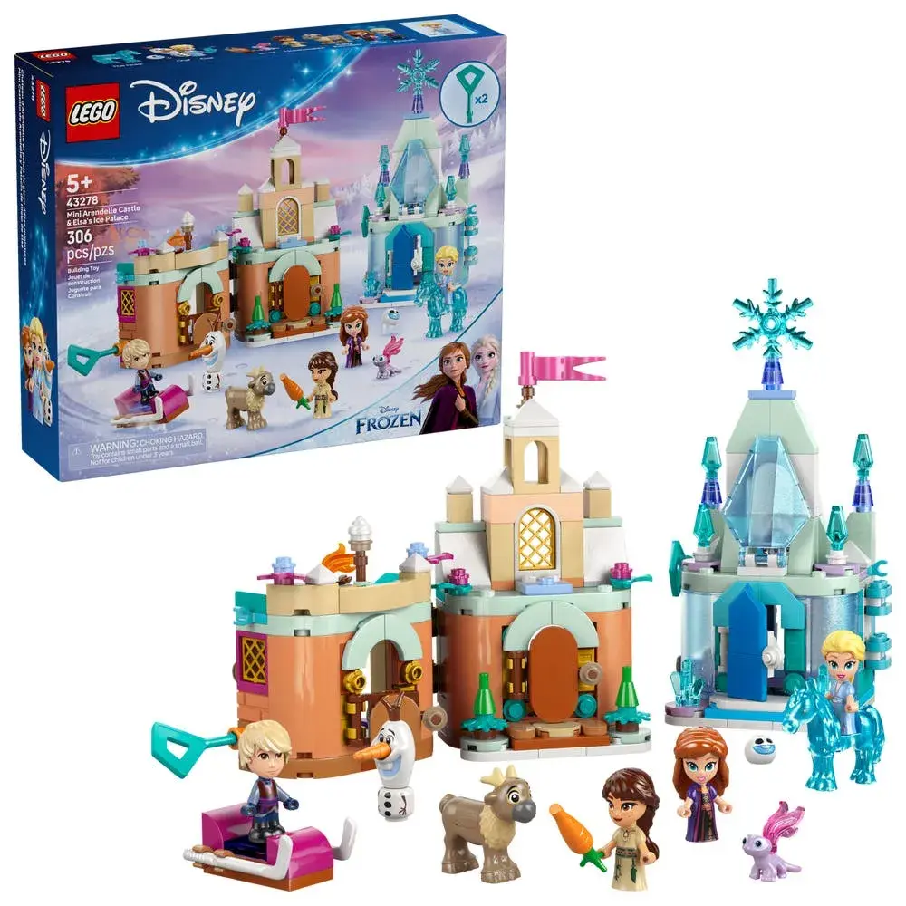 LEGO Disney 43278 Mini Arendelle Castle & Elsa's Ice Palace box front