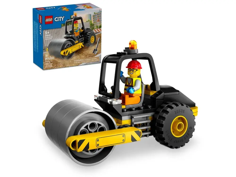 LEGO City 60401 Construction Steamroller box front