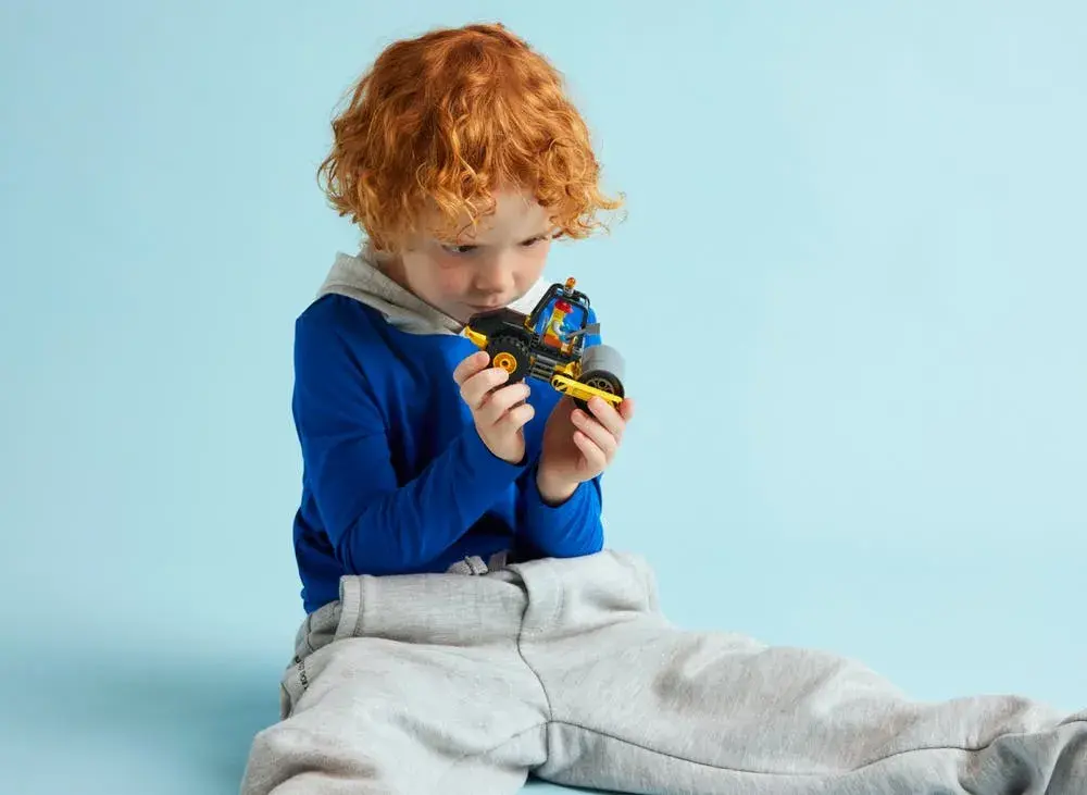 LEGO City 60401 Construction Steamroller box back