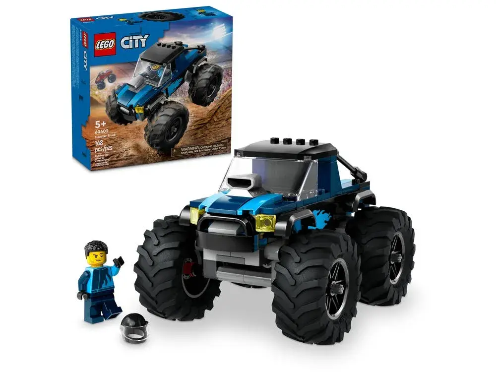 LEGO City 60402 Blue Monster Truck box front
