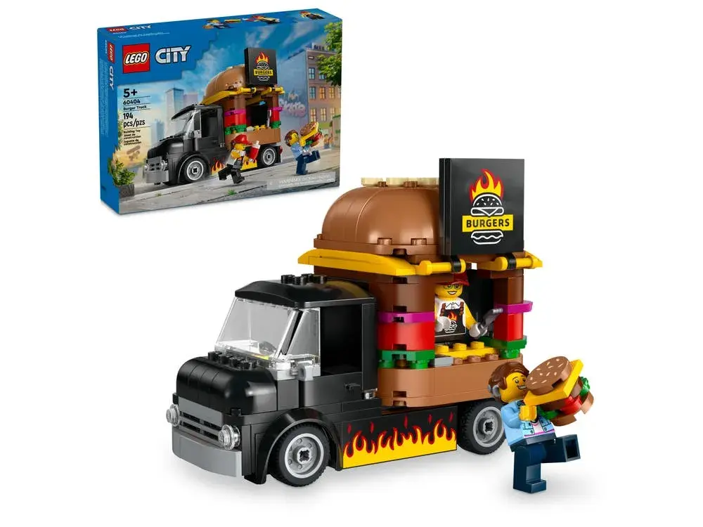 LEGO City 60404 Burger Truck box front