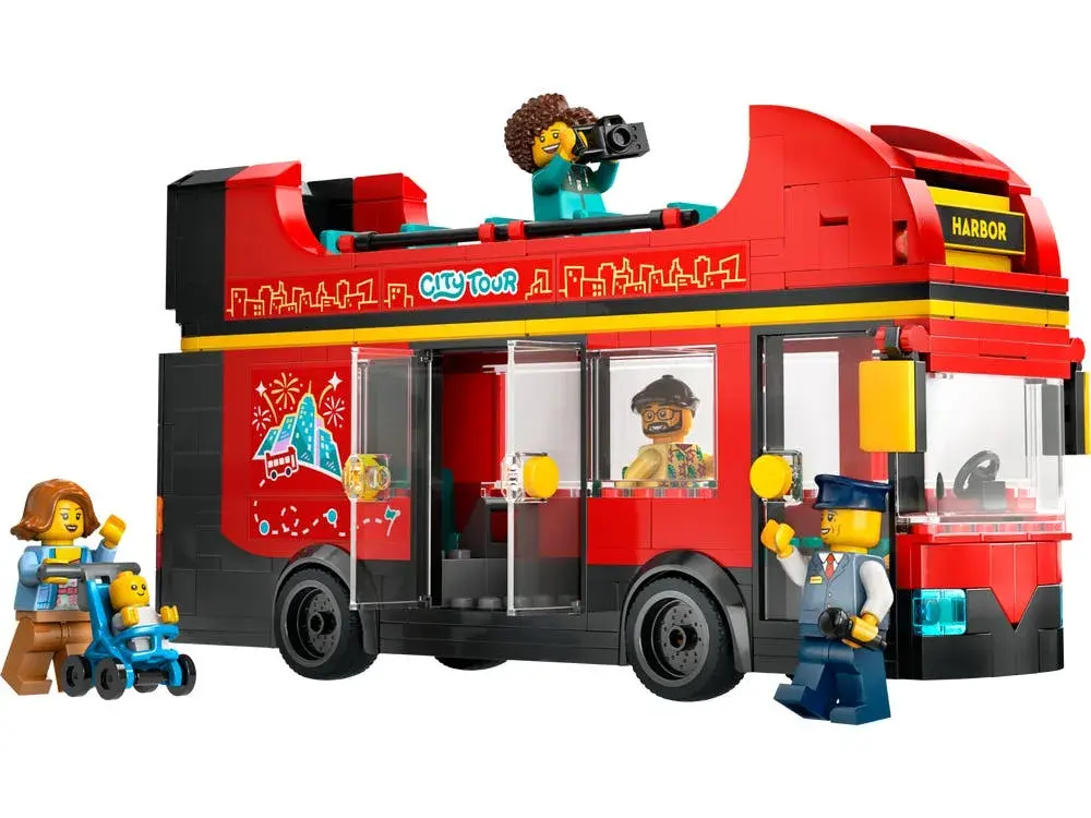 LEGO City 60407 Red Double-Decker Sightseeing Bus