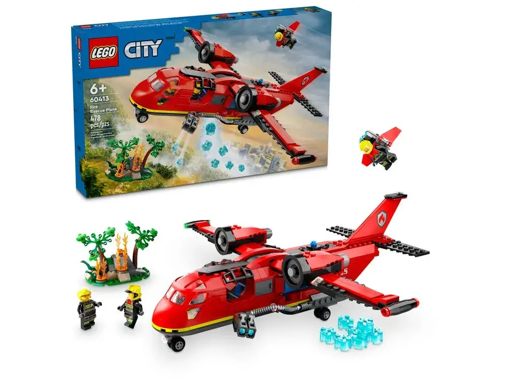LEGO City 60413 Fire Rescue Plane box front