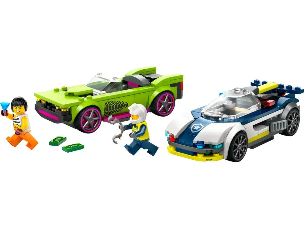 LEGO City 60415 Police Car and Muscle Car Chase