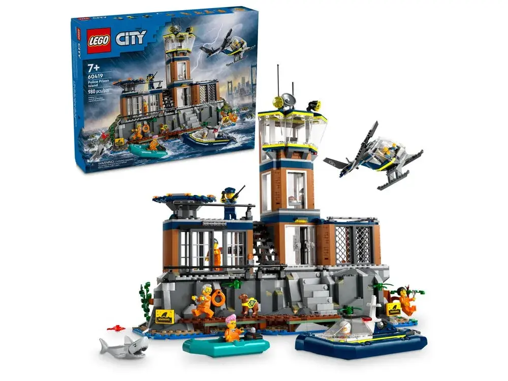 LEGO City 60419 Police Prison Island box front