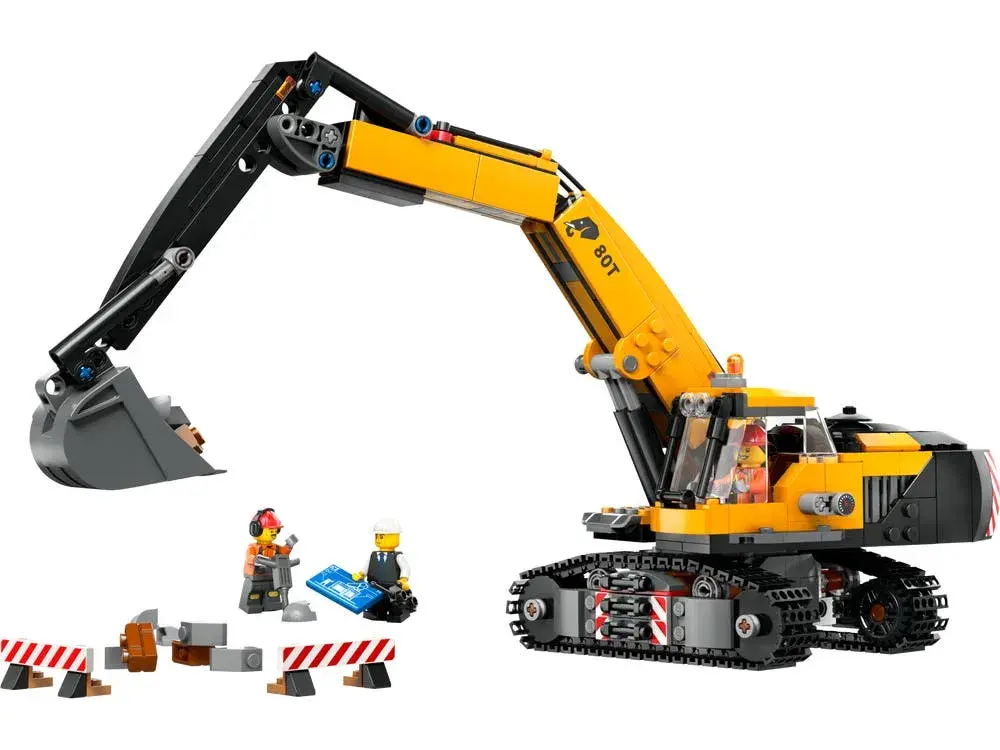LEGO City 60420 Yellow Construction Excavator