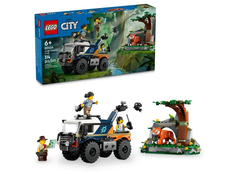 LEGO City 60426 Jungle Explorer Off-Road Truck box front