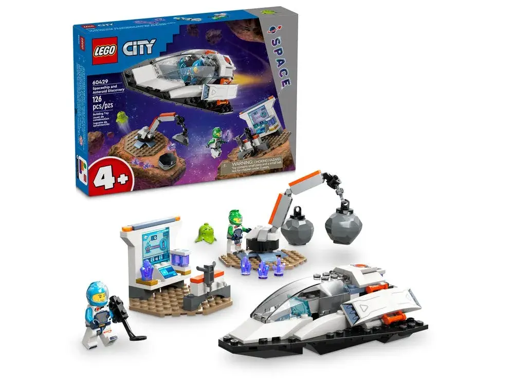 LEGO City 60429 Spaceship and Asteroid Discovery box front