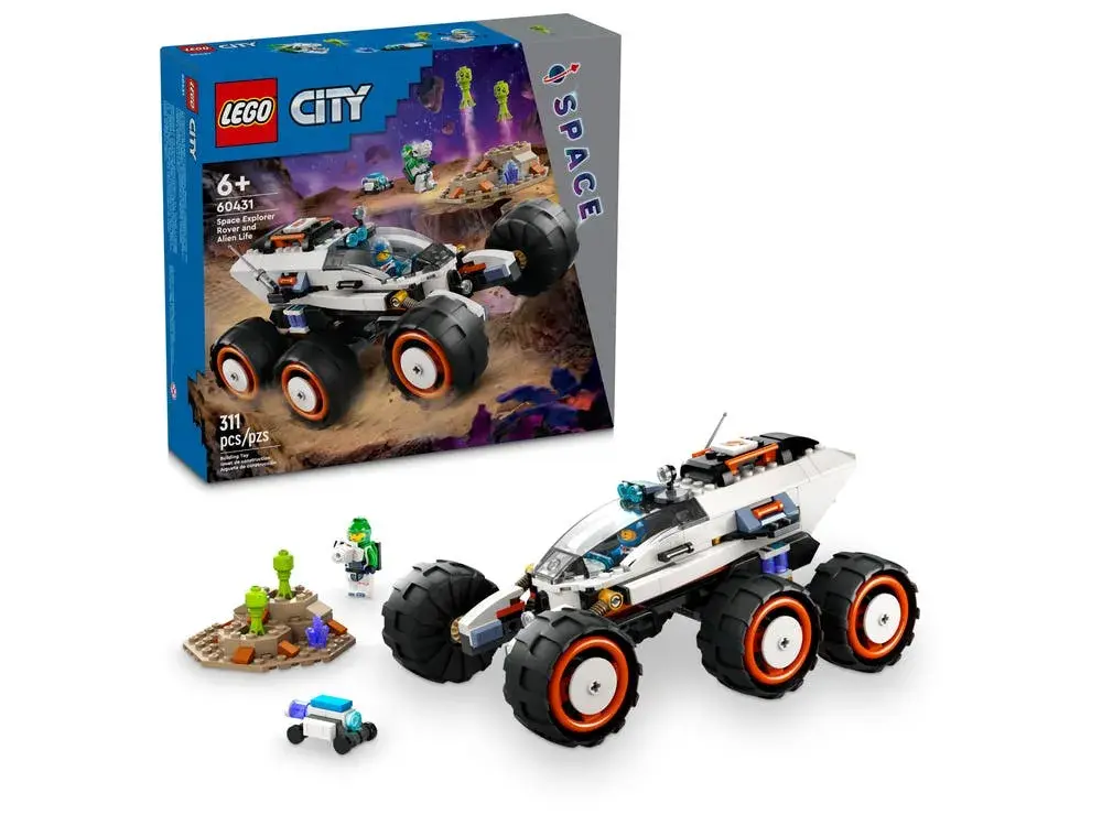 LEGO City 60431 Space Explorer Rover and Alien Life box front