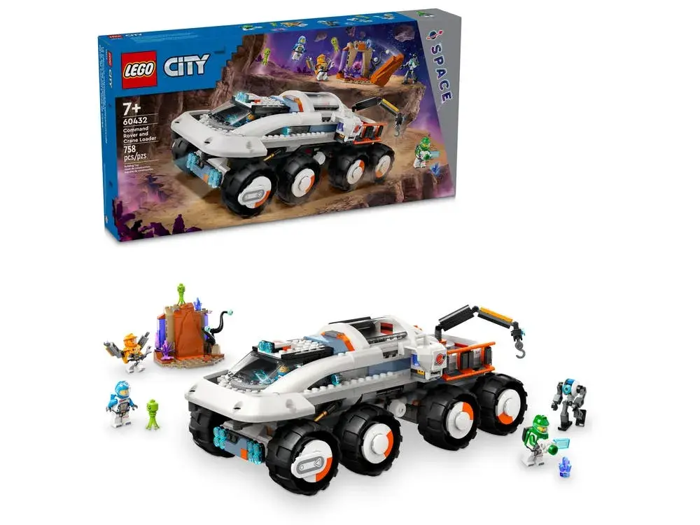 LEGO City 60432 Command Rover and Crane Loader box front