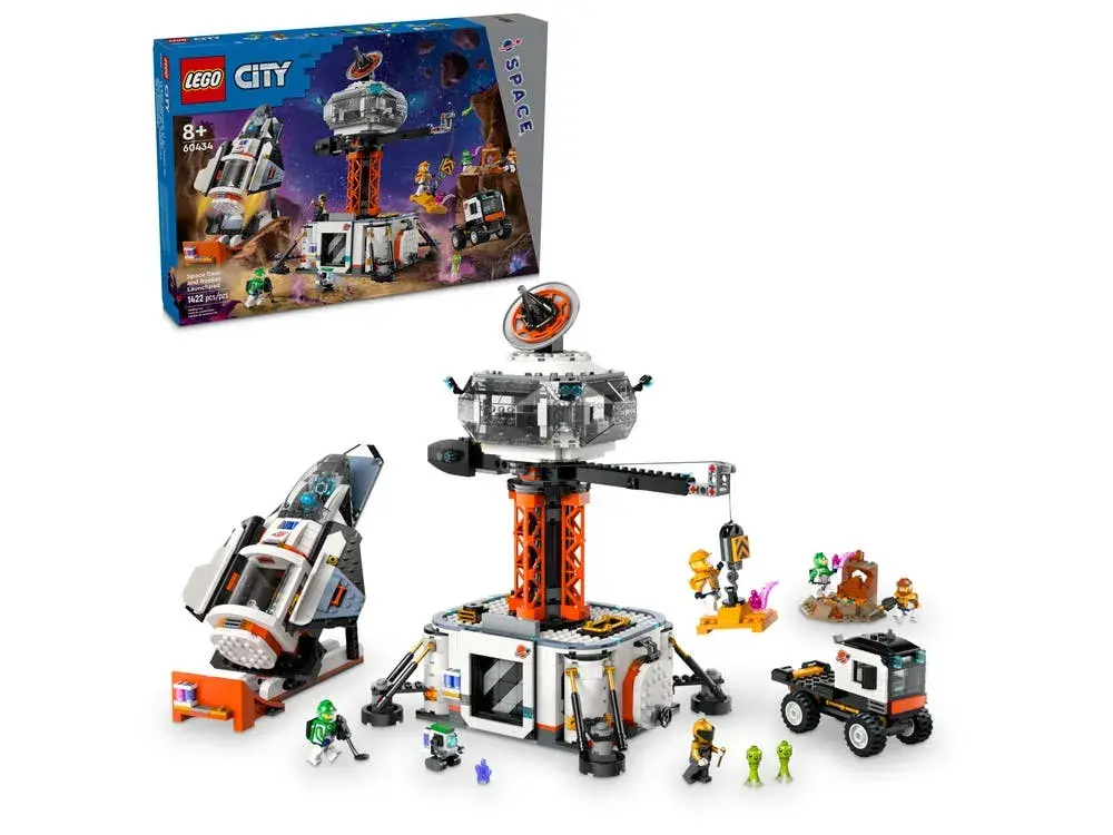 LEGO City 60434 Space Base and Rocket Launchpad box front