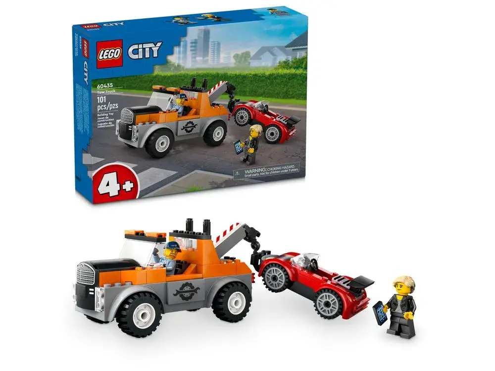 LEGO City 60435 Tow Truck and Sports Car Repair box front