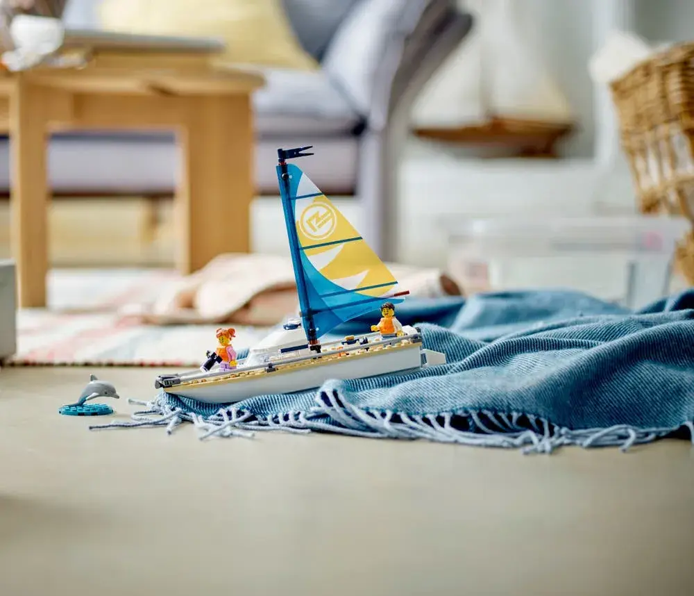 LEGO City 60438 Sailboat box back