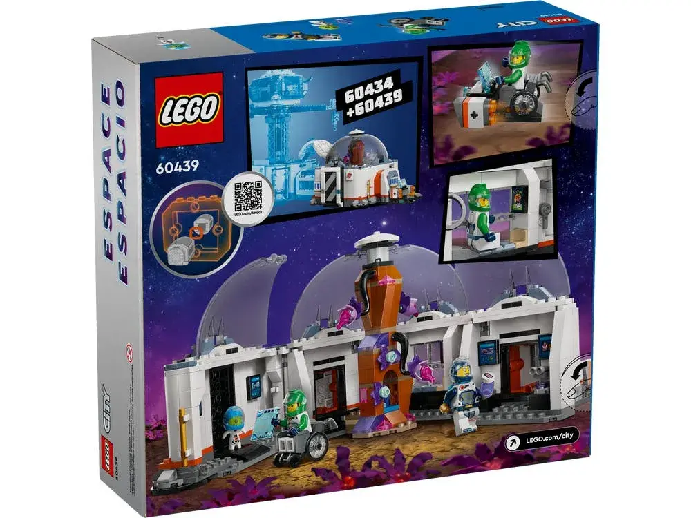 LEGO City 60439 Space Science Lab box back
