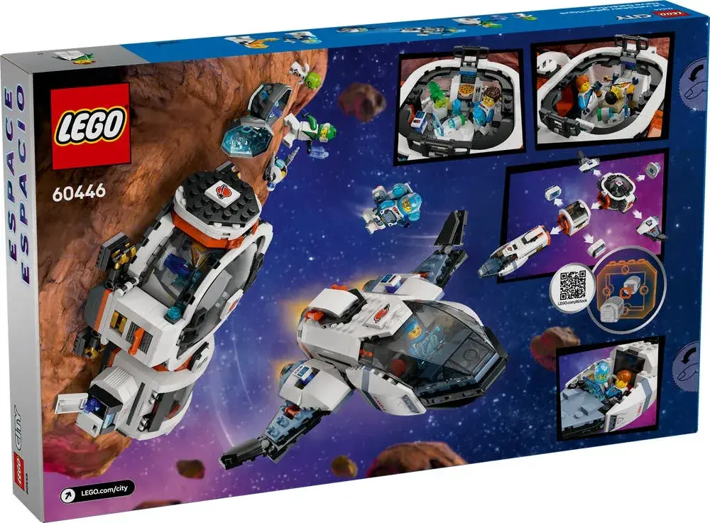 LEGO City 60446 Modular Galactic Spaceship box back