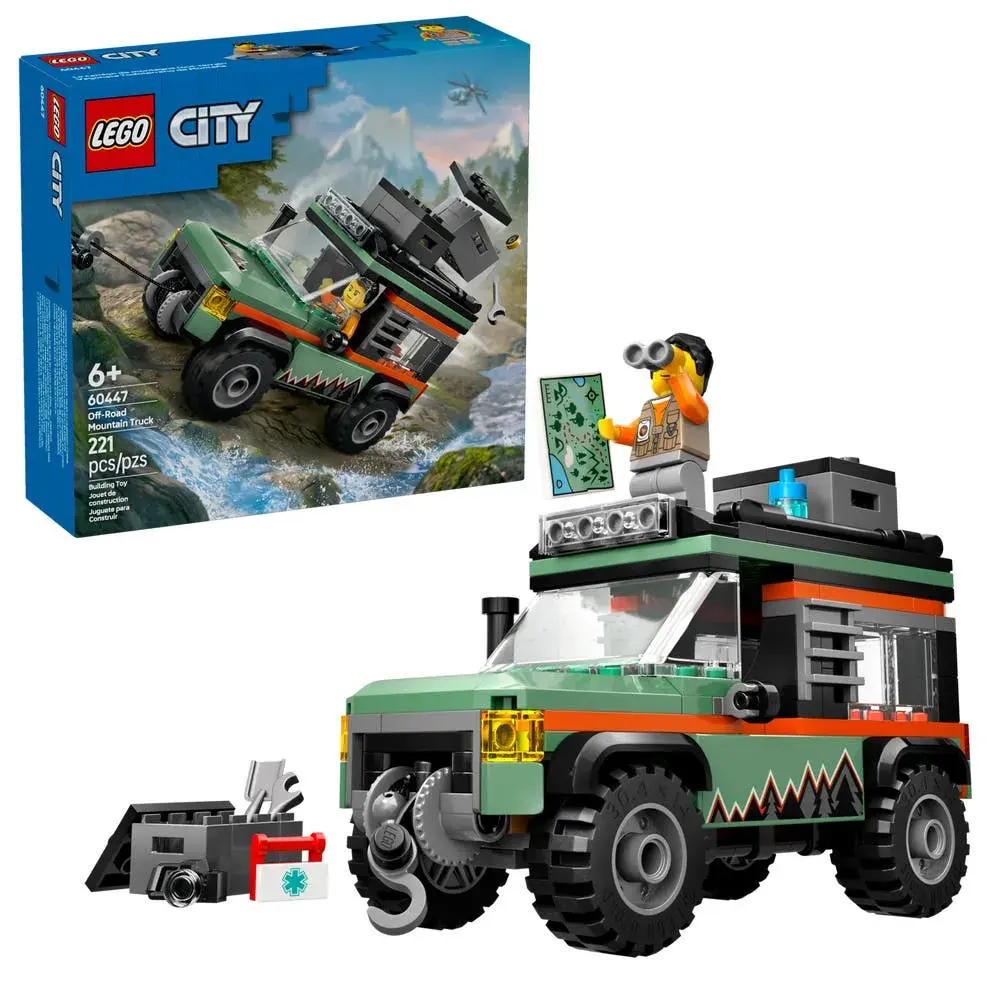 LEGO City 60447 Off-Road 4x4 Mountain Truck box front