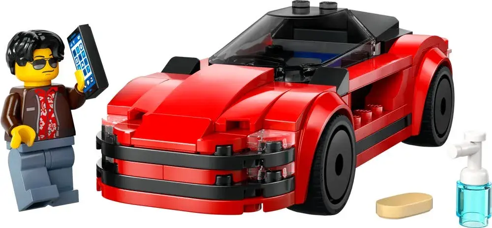 LEGO City 60448 Red Sports Car
