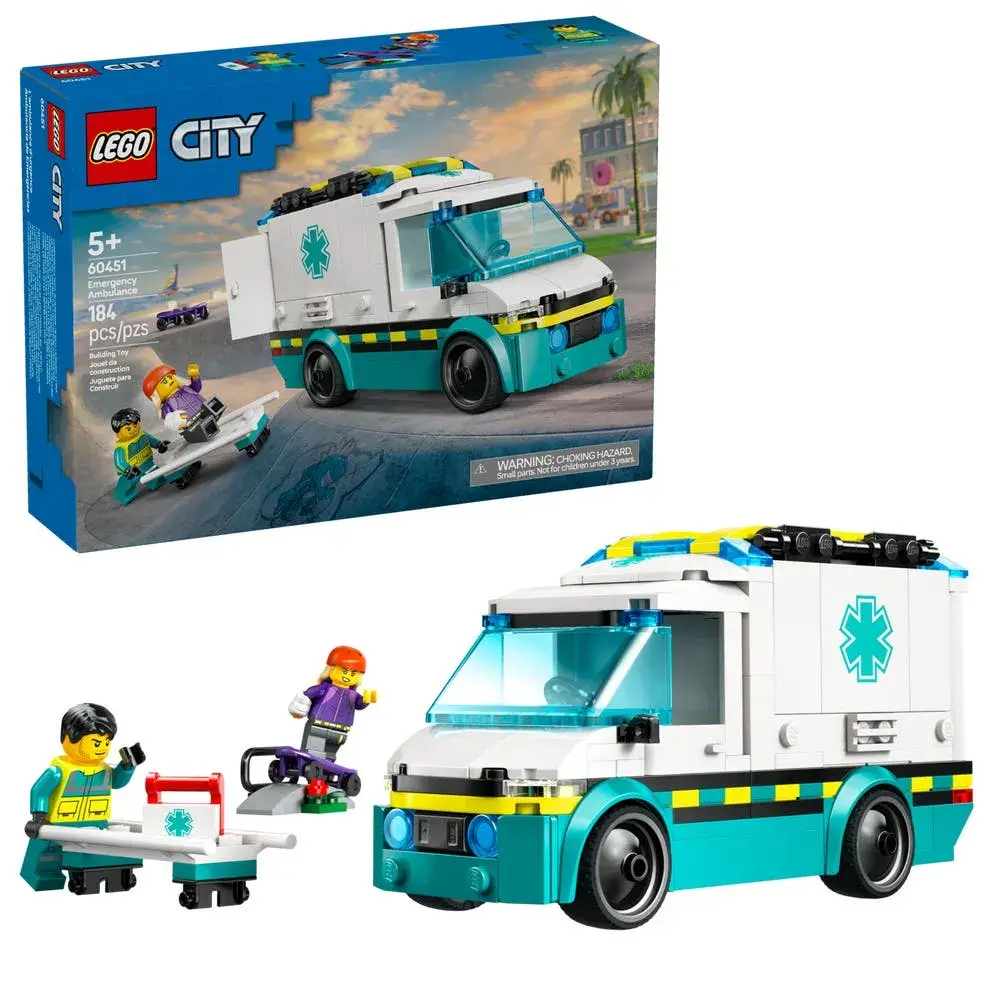 LEGO City 60451 Emergency Ambulance box front