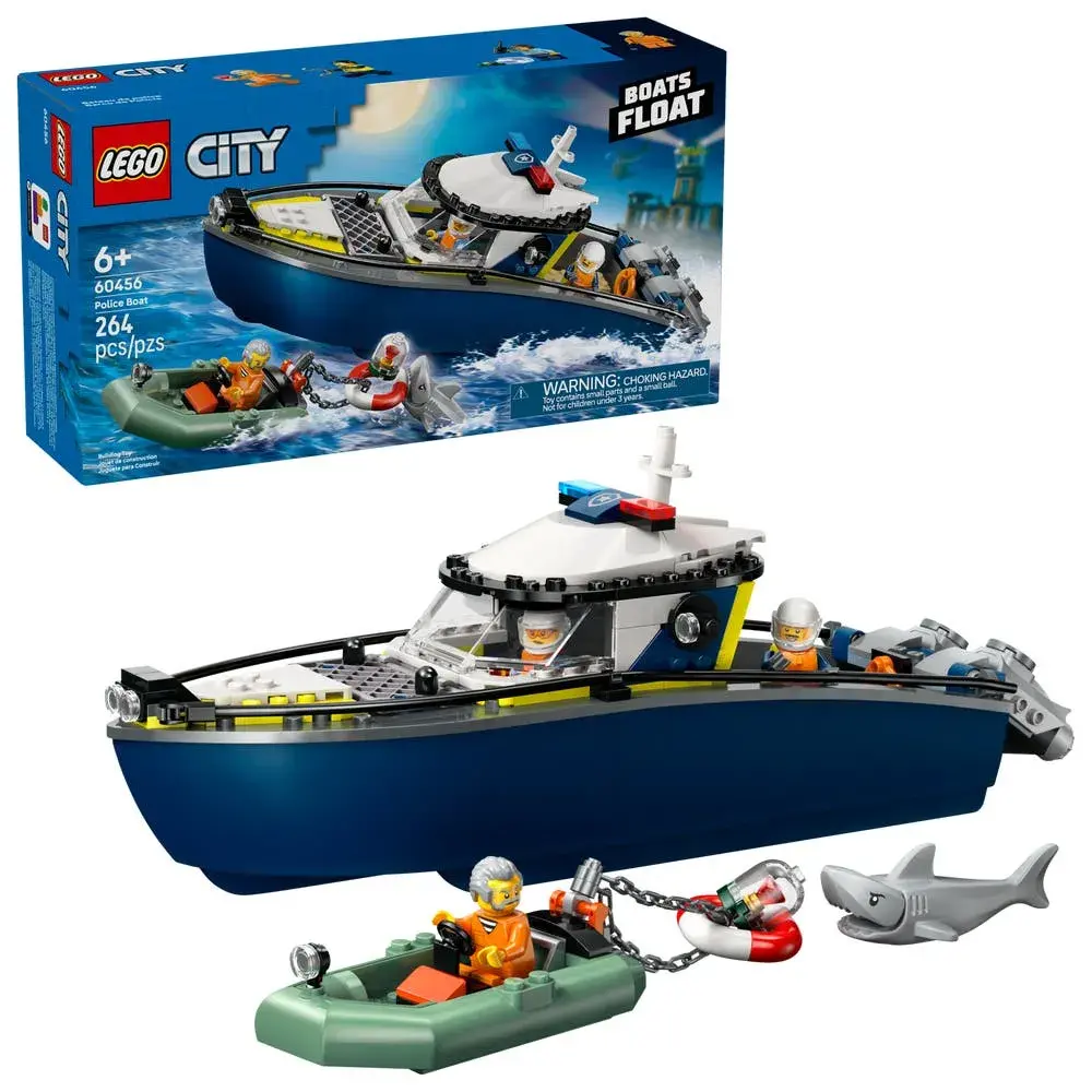 LEGO City 60456 Police Boat Chase box front