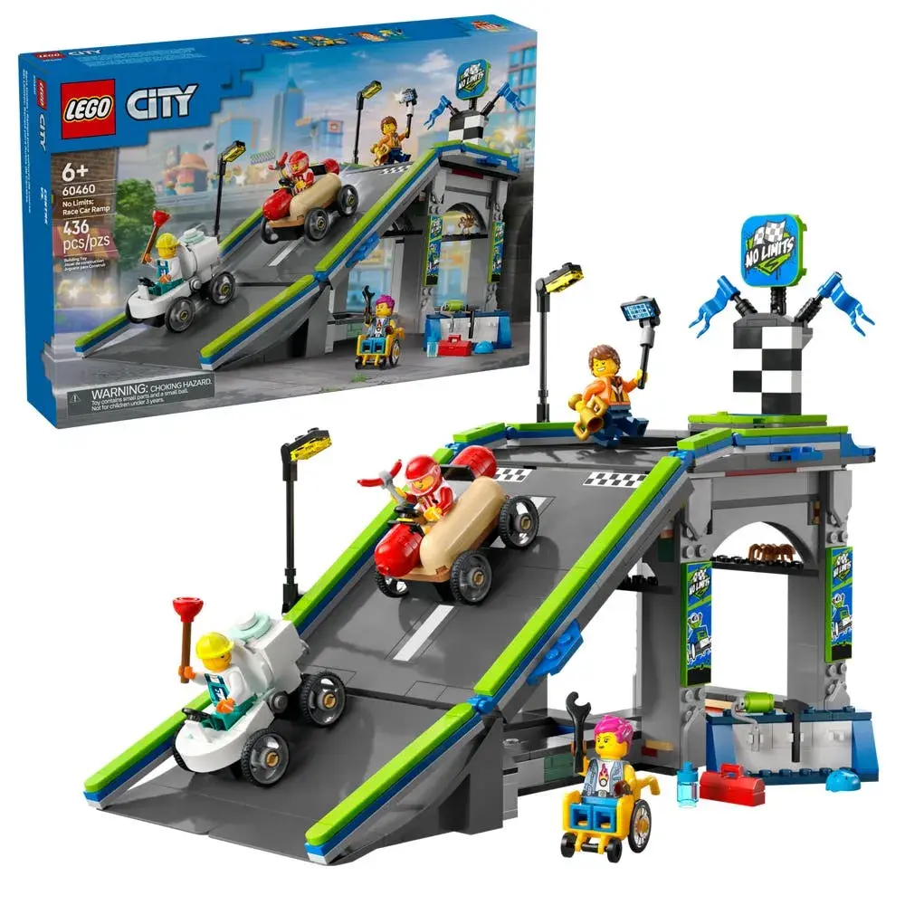 LEGO City 60460 No Limits: Race Car Ramp Track box front