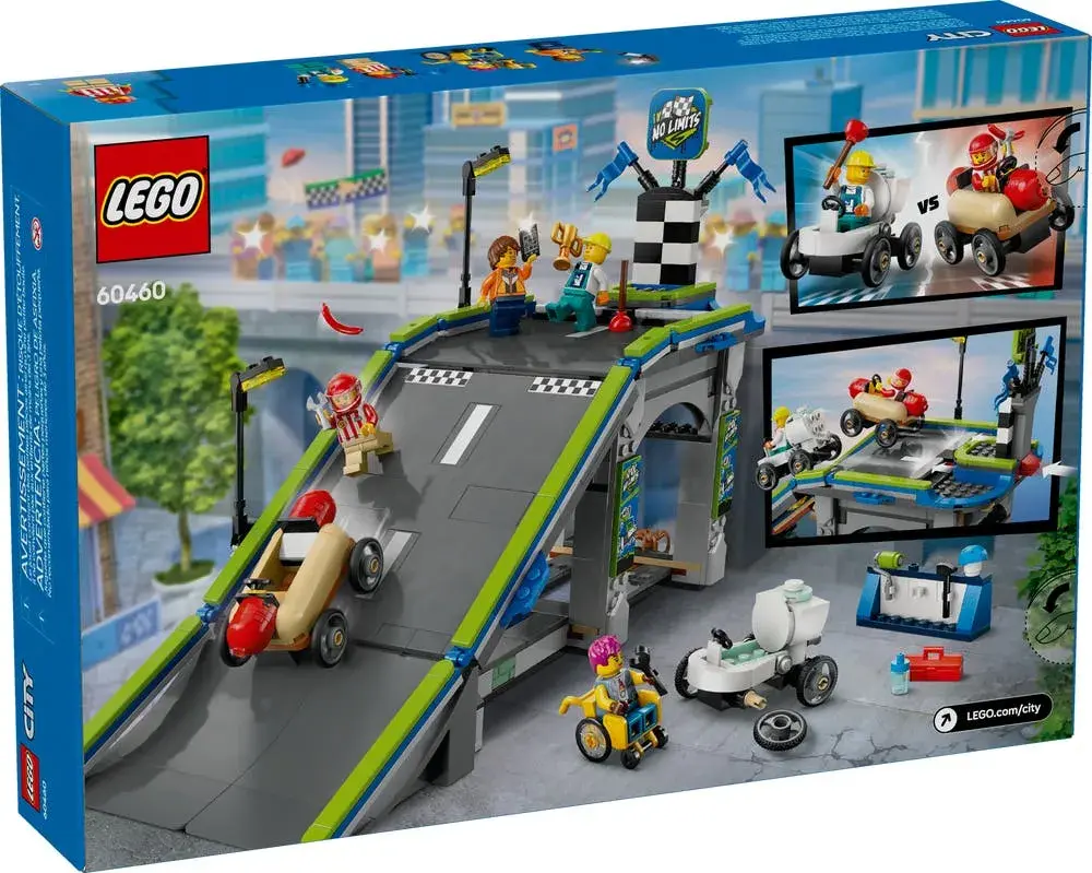 LEGO City 60460 No Limits: Race Car Ramp Track box back