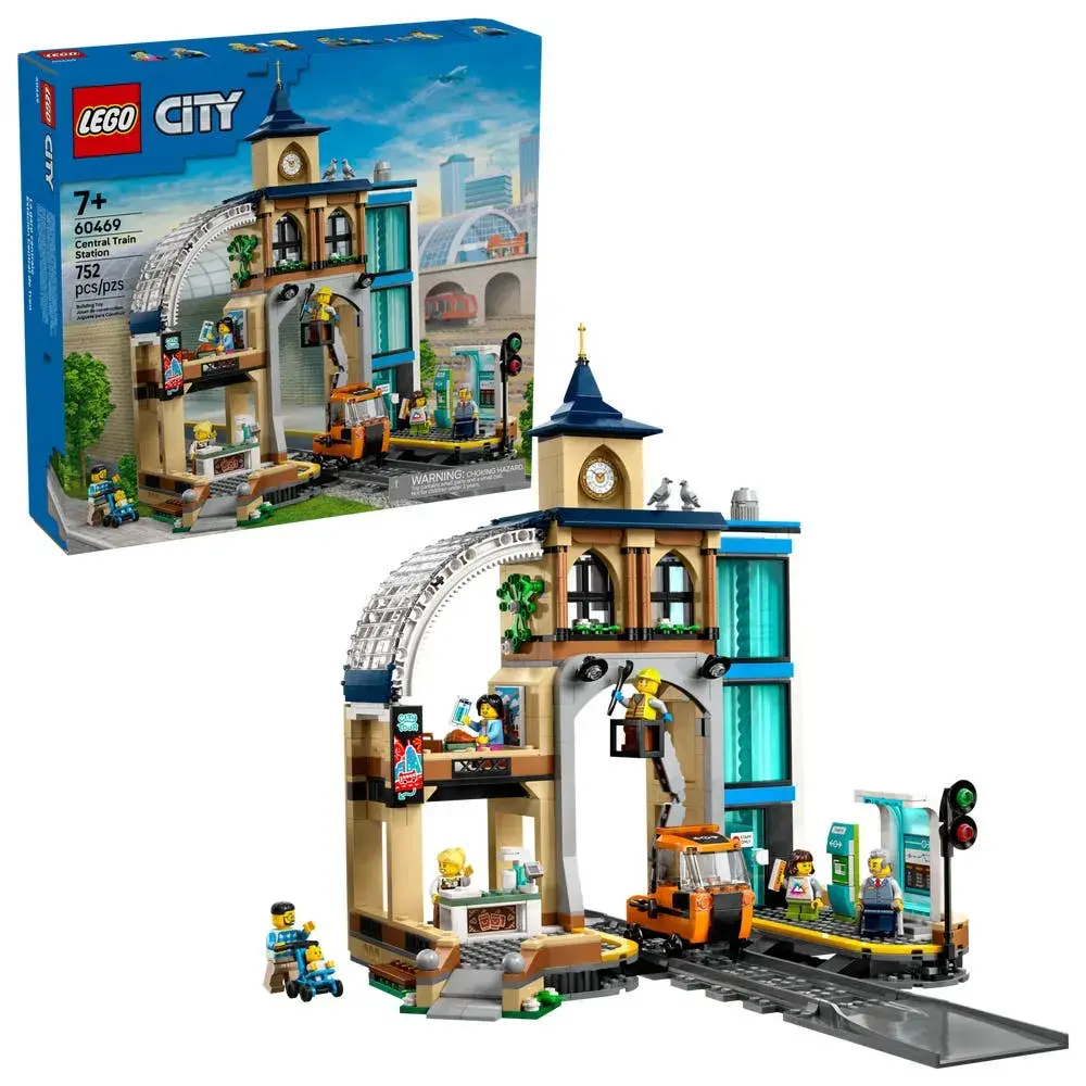 LEGO City 60469 Central Train Station box front