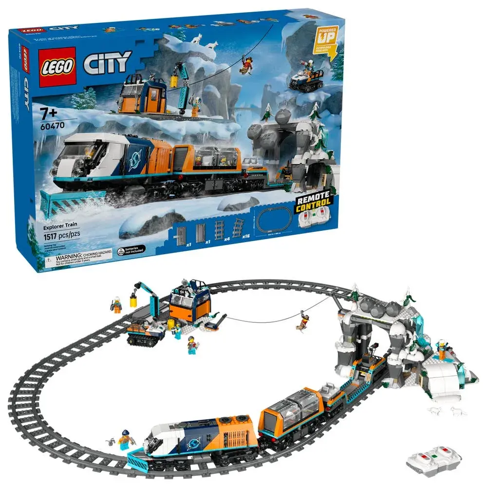 LEGO City 60470 Explorers' Arctic Polar Express Train box front
