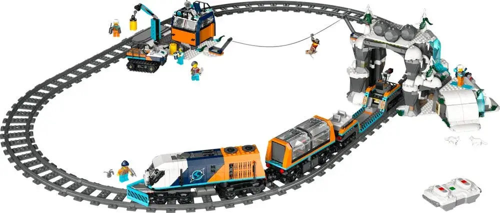 LEGO City 60470 Explorers' Arctic Polar Express Train
