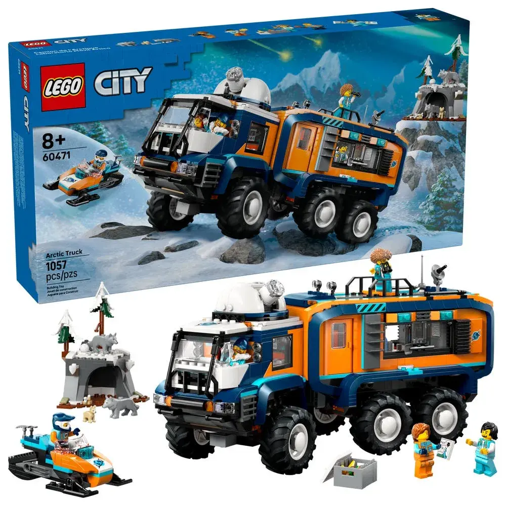 LEGO City 60471 Arctic Explorer Science Lab Truck box front
