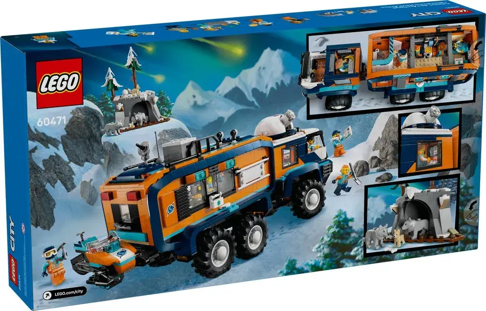 LEGO City 60471 Arctic Explorer Science Lab Truck box back