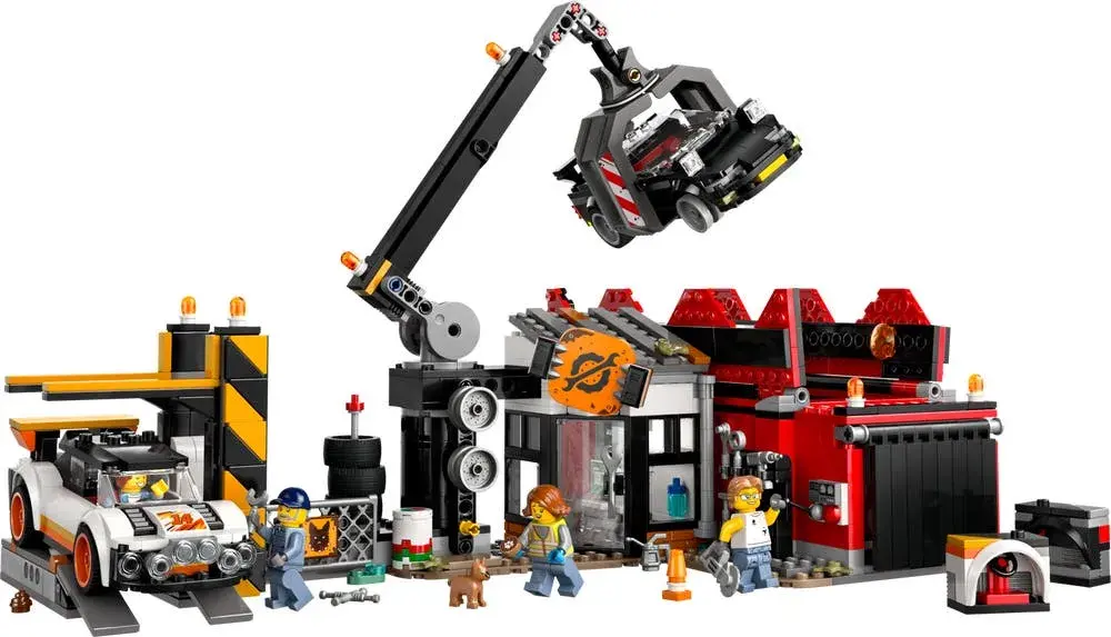 LEGO City 60472 Scrapyard with Cars