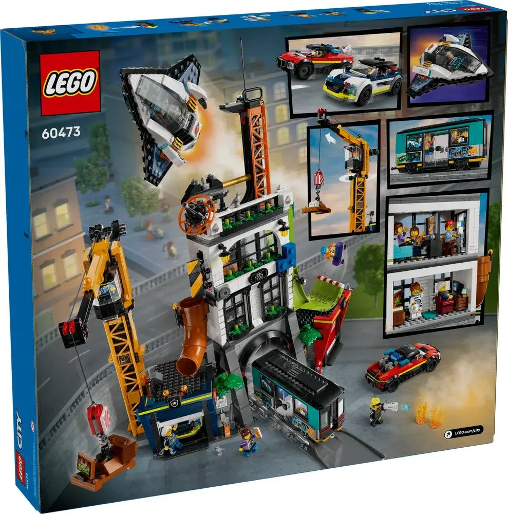 LEGO City 60473 The City Tower box back