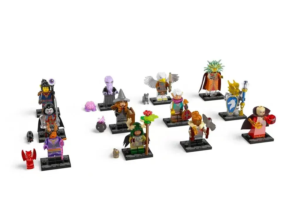 LEGO Minifigures 71047 Dungeons & Dragons box back
