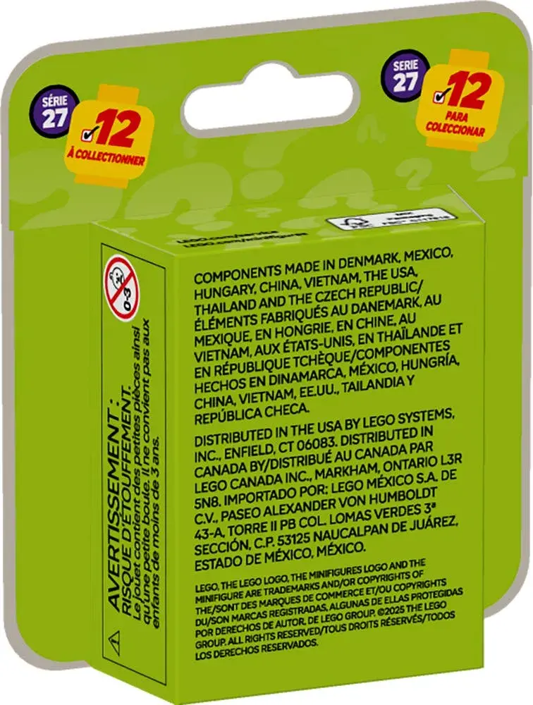 LEGO Minifigures 71048 Series 27 box back