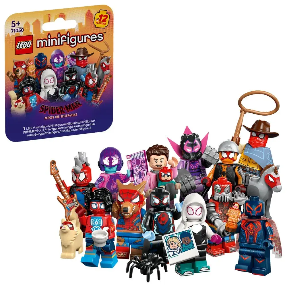 LEGO Minifigures 71050 Spider-Man: Across the Spider-Verse box front