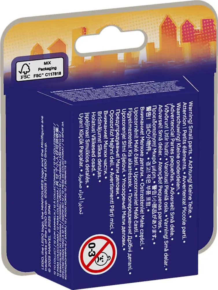 LEGO Minifigures 71050 Spider-Man: Across the Spider-Verse box back