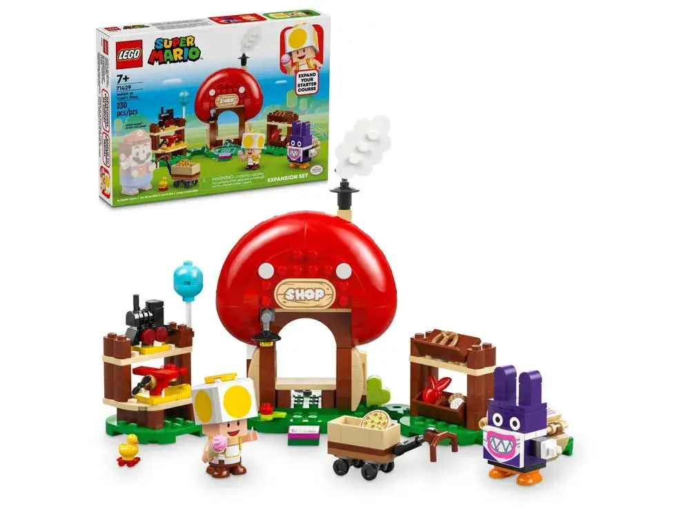 LEGO Super Mario 71429 Nabbit at Toad's Shop Expansion Set box front