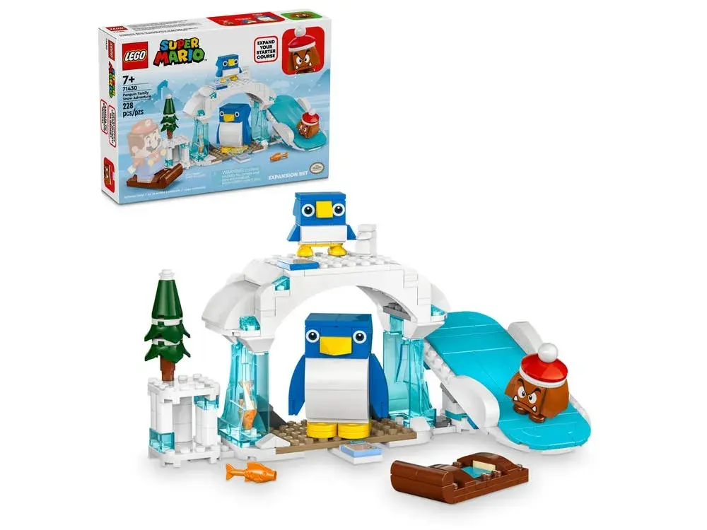 LEGO Super Mario 71430 Penguin Family Snow Adventure Expansion Set box front