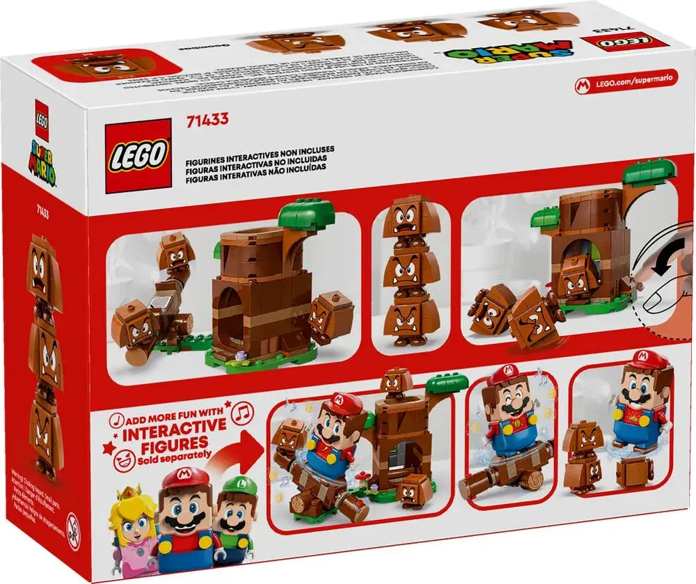 LEGO Super Mario 71433 Goombas' Playground box back