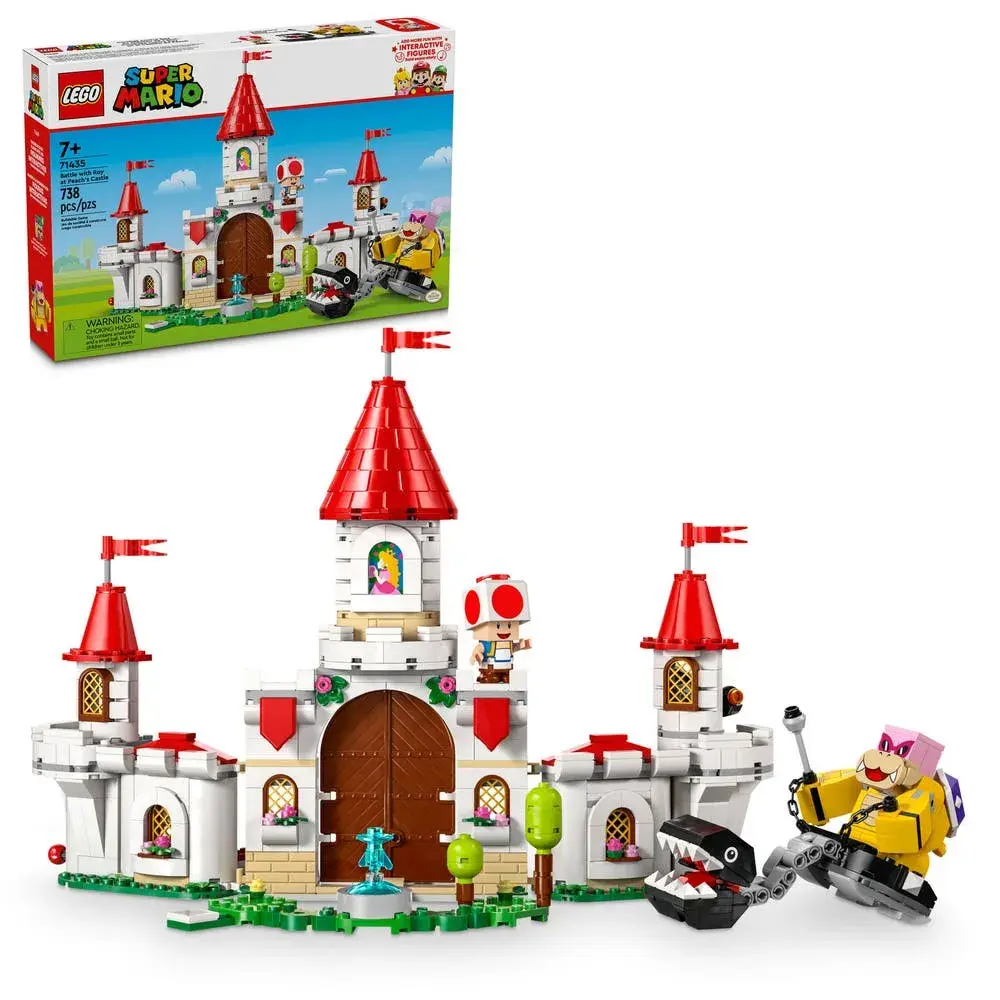 LEGO Super Mario 71435 Battle with Roy at Peach's Castle box front