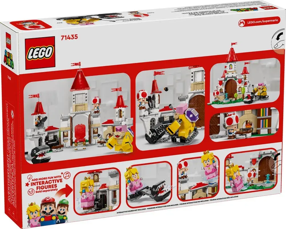 LEGO Super Mario 71435 Battle with Roy at Peach's Castle box back