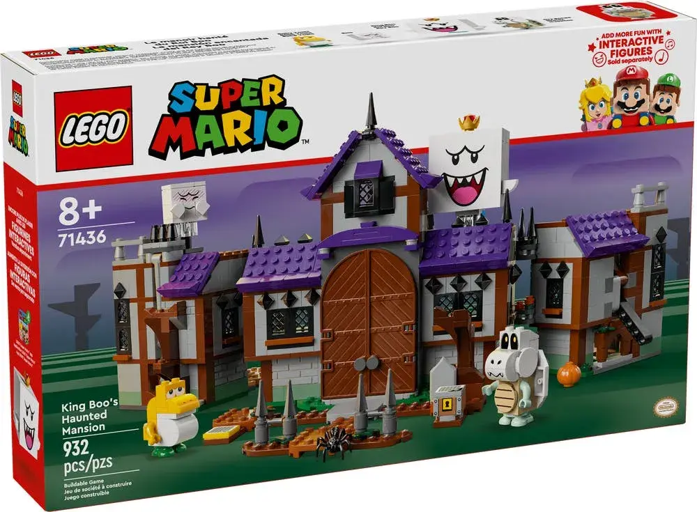 LEGO Super Mario 71436 King Boo's Haunted Mansion box front