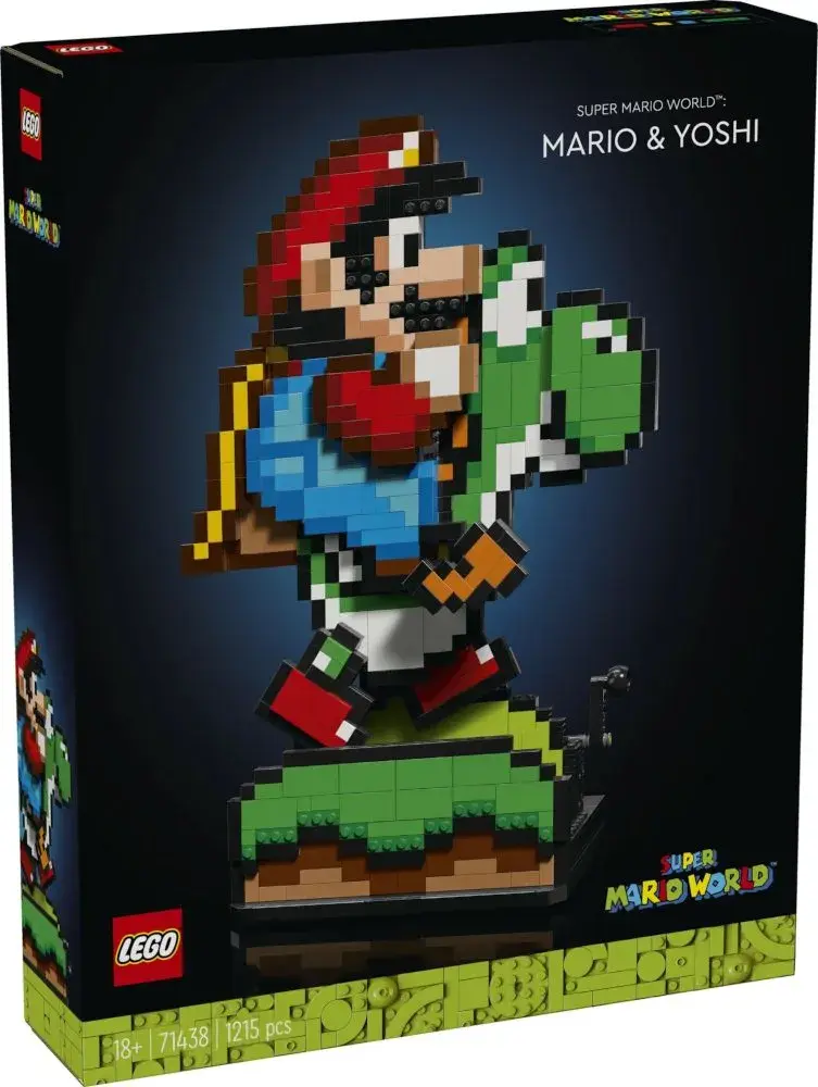 LEGO Super Mario 71438 Super Mario World: Mario & Yoshi box front