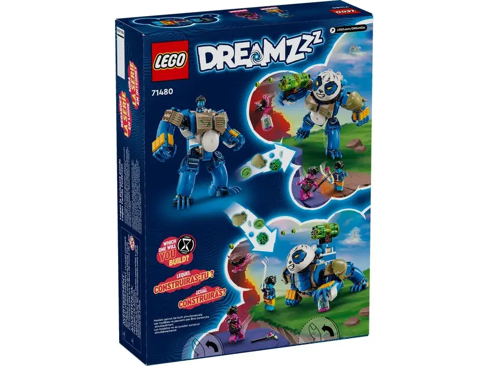LEGO DREAMZzz 71480 Logan the Mighty Panda box back